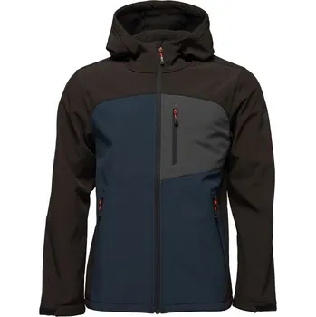 Pánská softshellová bunda Pánská softshellová bunda Willard ALTOS M Černá, Tmavě modrá, Tmavě šedá