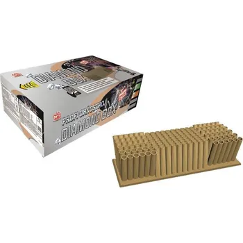 Zábavní pyrotechnika ČÍNA PROFI SLOŽENÝ OHŇOSTROJ DIAMOND BOX 152 RAN 1/4