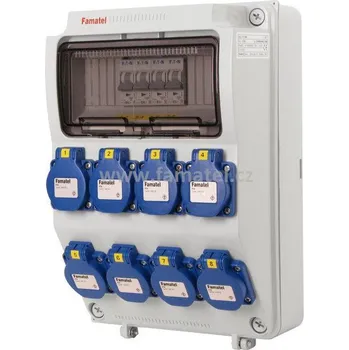 Rozvaděč Famatel v1105 - ZSF80000000.0 /3958 Zás.skříň IP54 jištěná bez chrániče