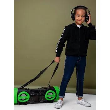 Chlapecká mikina Chlapecká mikina na zip StreetX - černá 164