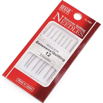 Jehly prošívací, zlatá ucha - nikl