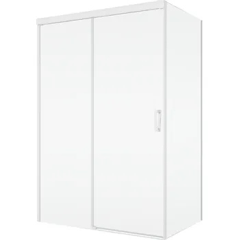 Ronal Bathrooms (Sanswiss) Boční stěna Ronal Cadura v 90° 700 x 2000 mm, bílá matná/sklo screen