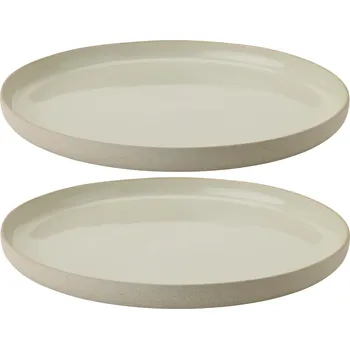 Talíř Jídelní talíř EMMA 24 cm, sada 2 ks, šedá, kamenina, Stelton