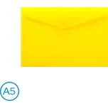 Obal spisový s klopou a drukem A5 neon žlutý