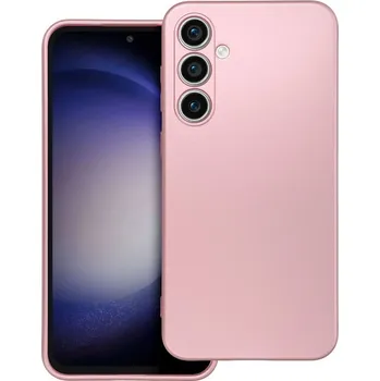 Pouzdro na mobilní telefon METALLIC Soft Case pouzdro / kryt pro Samsung Galaxy S23 FE pink / růžové