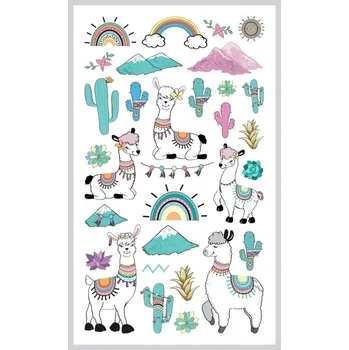 Party dekorace Mini nálepka s pouštními zvířaty