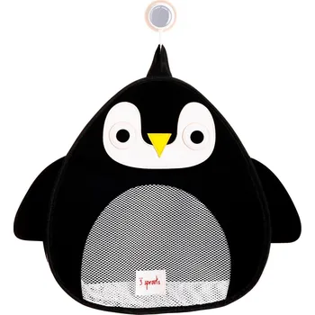 Úložný box 3 SPROUTS Organizér do koupelny Penguin Black