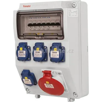 modulární přístroj a rozvaděč Famatel v575-6kA - ZSF40001000.0 /3958 Zás.skříň IP44 jištěná bez chrániče