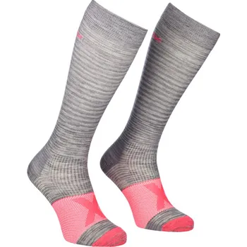 Pánské termoprádlo Dámské ponožky ORTOVOX Tour Compression Long Grey Blend – 42-44