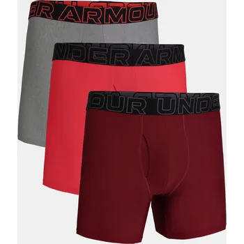 Pánské spodní prádlo Pánské boxerky Under Armour M UA Perf Tech Mesh 6in 1383884-625 Červená 5XL