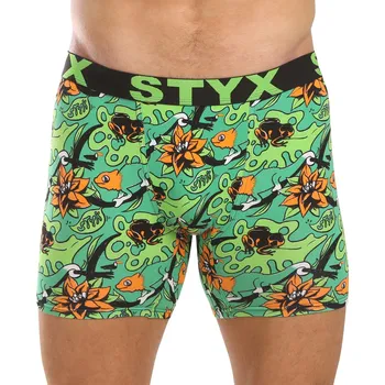 Boxerky Pánské boxerky Styx long art sportovní guma tropic (UN1557) XXL Možnost vrácení zboží ZDARMA do 120 dnů!