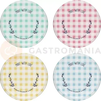 Servírovací stolek Víčko Ø 82/6 mřížka - 10 ks | BROWIN, 136425