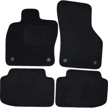 autokoberec Textilní koberce pasující na Škoda Octavia III černé