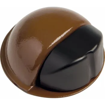 Dveřní zarážka, 5 x 2 cm, hnědá