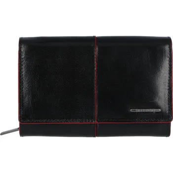 Peněženka Dámská kožená peněženka černá - Bellugio Eliminola černá