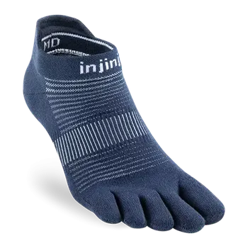 Pánské termo ponožky Injinji Run Lightweight No-Show NAVY modrá M