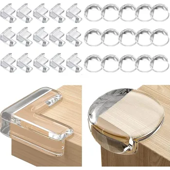 Yukezoog 30x transparentní chránič na rohy, pro bezpečnost dětí