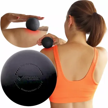 Masážní příslušenství Masážní míč ROLLER Lacrosse míček Tvrdý silikon Bodový masážní přístroj