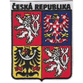 Nášivka Nášivka státní znak České republiky 6x7,5 cm - barevná-bílá