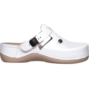 Dámské pantofle Dámské pantofle LEONS LUNA 38 Bílá, Hnědá