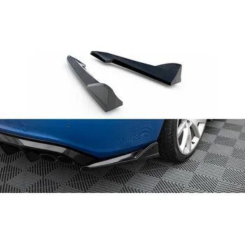 Tuning Splittery zadní boční V.2 Audi S4 Sedan B8 černý lesklý plast