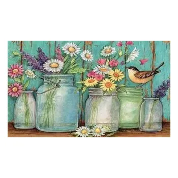 Diamantové malování ParNarZar diamantové malování 60 x 40 květiny v láhvi