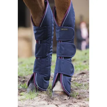 Jezdecké sedlo Equithéme Přepravní kamaše EQUITHEME Tyrex 1200D - modré/brurgundy, PONY