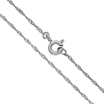 Řetízek Goldstore Řetízek lambáda z bílého zlata Váha: 1.26 g, Délka: 45 cm