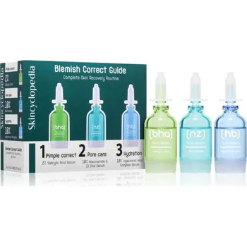Léčba akné Skincyclopedia Sada tří pleťových sér na problematickou pokožku 3x15 ml