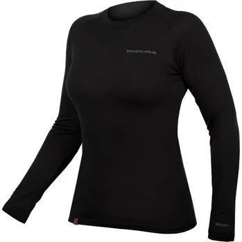 cyklistický dres Triko ENDURA BaaBaa Blend L/S Baselayer E6165BK - Black, dámské Velikost: L, Varianta: black