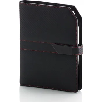 Diář ADK Carbon Slim A5 černý ACARBON