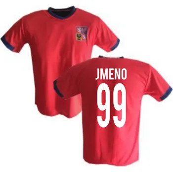 AKCE:Dres ČR červený vlastní jméno Velikost: 152 cm (10-11 roky)