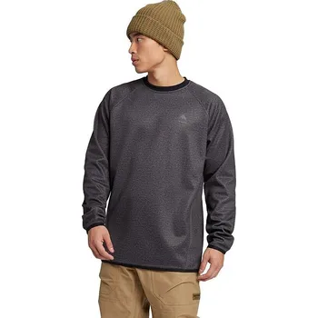 Pánská móda mikina Burton Crown Weatherproof Crew - True Black Heather M