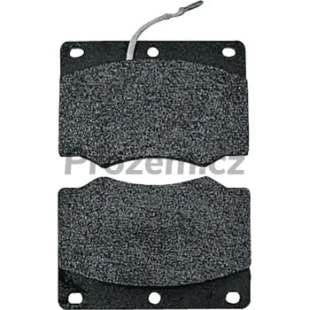 Brzdová destička Sada brzdových destiček 2 ks, 98x15x68 mm pro Fendt, F385103070010, F385103070011