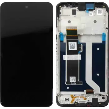 LCD + dotyk + přední kryt pro Motorola Moto G34, black (Service Pack)