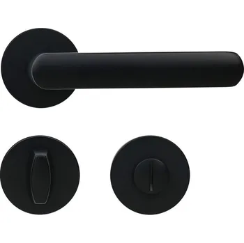 RK.K16.COMO.WC.CE klika na dveře WC Černá