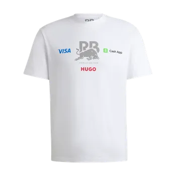Tričko Yuki Tsunoda - Visa Cash App RB - F1 Team bílé XL