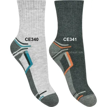 STEVEN Dětské ponožky Steven-014CH-340 Barva: CE340-sv.sivá, Velikost: 32-34(21-22)