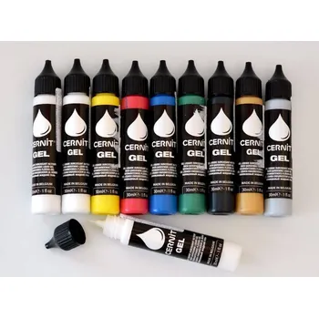 Modelovací hmota CERNIT tekutý polymerový gel 30 ml - ZELENÝ