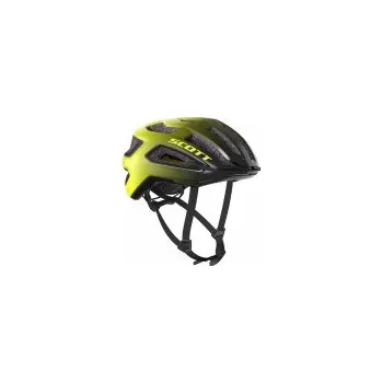Cyklistická přilba Scott ARX Plus black/radium yellow RC cyklistická přilba černá/žlutá S/51-55 cm
