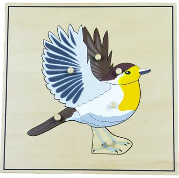 Moyo Montessori Puzzle s kostrou pták