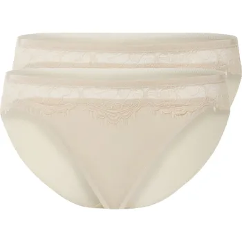 Kalhotky esmara® Dámské kalhotky s krajkou, 2 kusy (S(36/38), béžová)