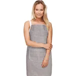 Kuchyňská zástěra BERTA 7750/608, KOSTIČKA HNĚDÁ 67x84cm