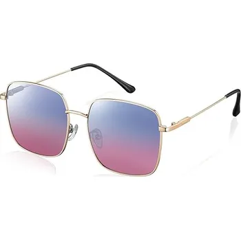 cyklistické brýle REZI Polarizované sluneční brýle, Retro Aviator, 100% UV ochrana