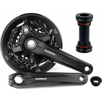 Klika na kolo SHIMANO ALTUS FC-MT210 kliky, 3x9kol, 170mm, 40x30x22z + středové složení BSA - OEM