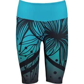 Dámské kalhoty Dámské funkční legíny nad kolena premium ALTISPORT VOJ/ALW045LEG02 EMERALD/ČERNÁ XL