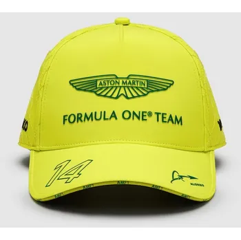 Kšiltovka Týmová kšiltovka Fernando Alonso - Aston Martin F1 Team 2024 limetková