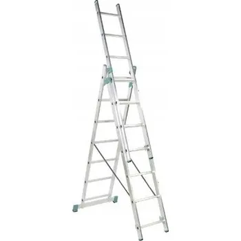 Žebřík Žebřík Alve hliníkový 3 x 33 do 150 kg