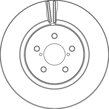 Brzdový kotouč Brzdový kotouč TRW DF6851