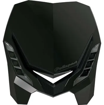 Osvětlení pro motocykl POLISPORT přední světlo LED E-BLAZE - barva černá